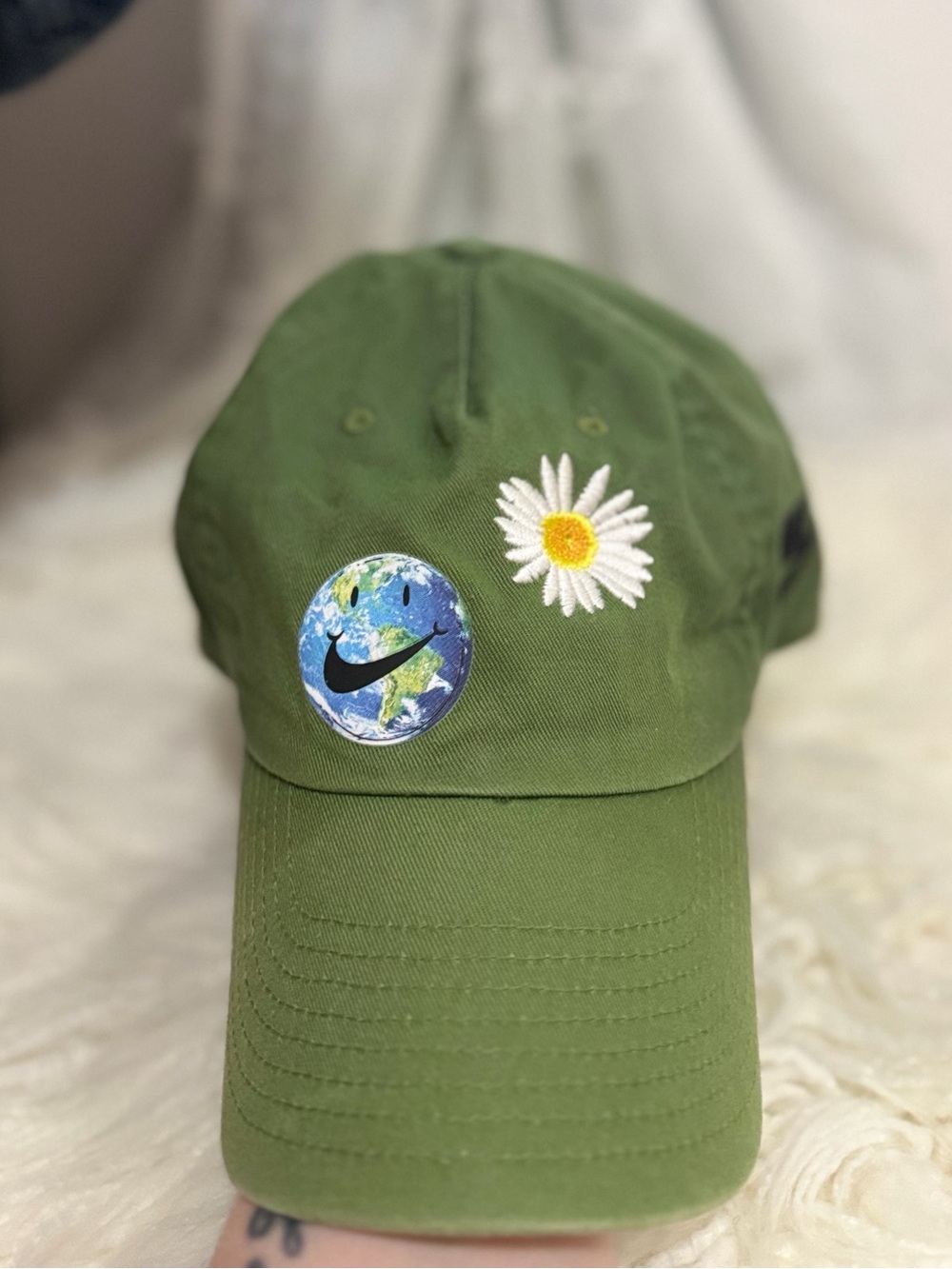 Nike Have a nice day olive heritage dad hat unisex fall 26 #033